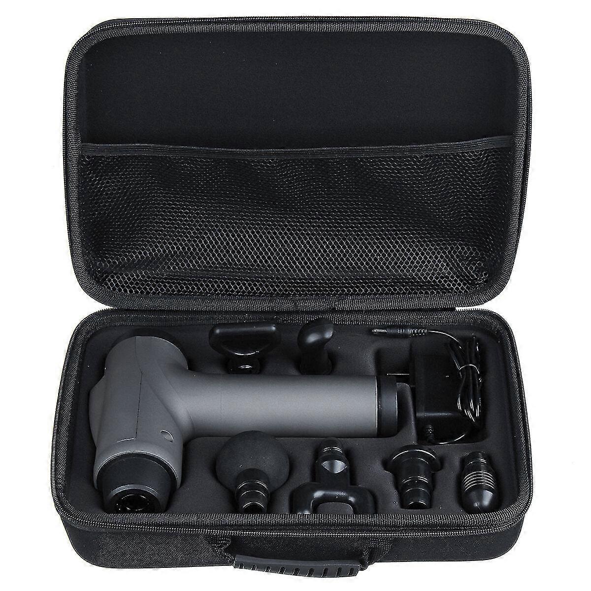 30-Speed Electric Percussive Massager, Rechargeable and Quiet, Muscle Therapy Device Compatible with Various Attachments for Enhanced Relaxa