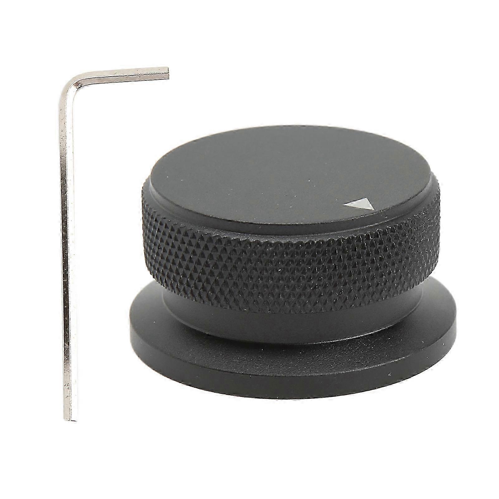 Black guitar knob set with wrench hat appearance robust drop proof guitar control knob kit p