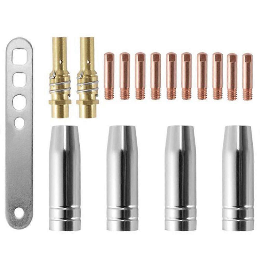 1 Set Electric Welding Accessories Kit MB 15Ak Welding Nozzle Connecting Rod Gas Shielded Welding Torch Handle for Store Studio