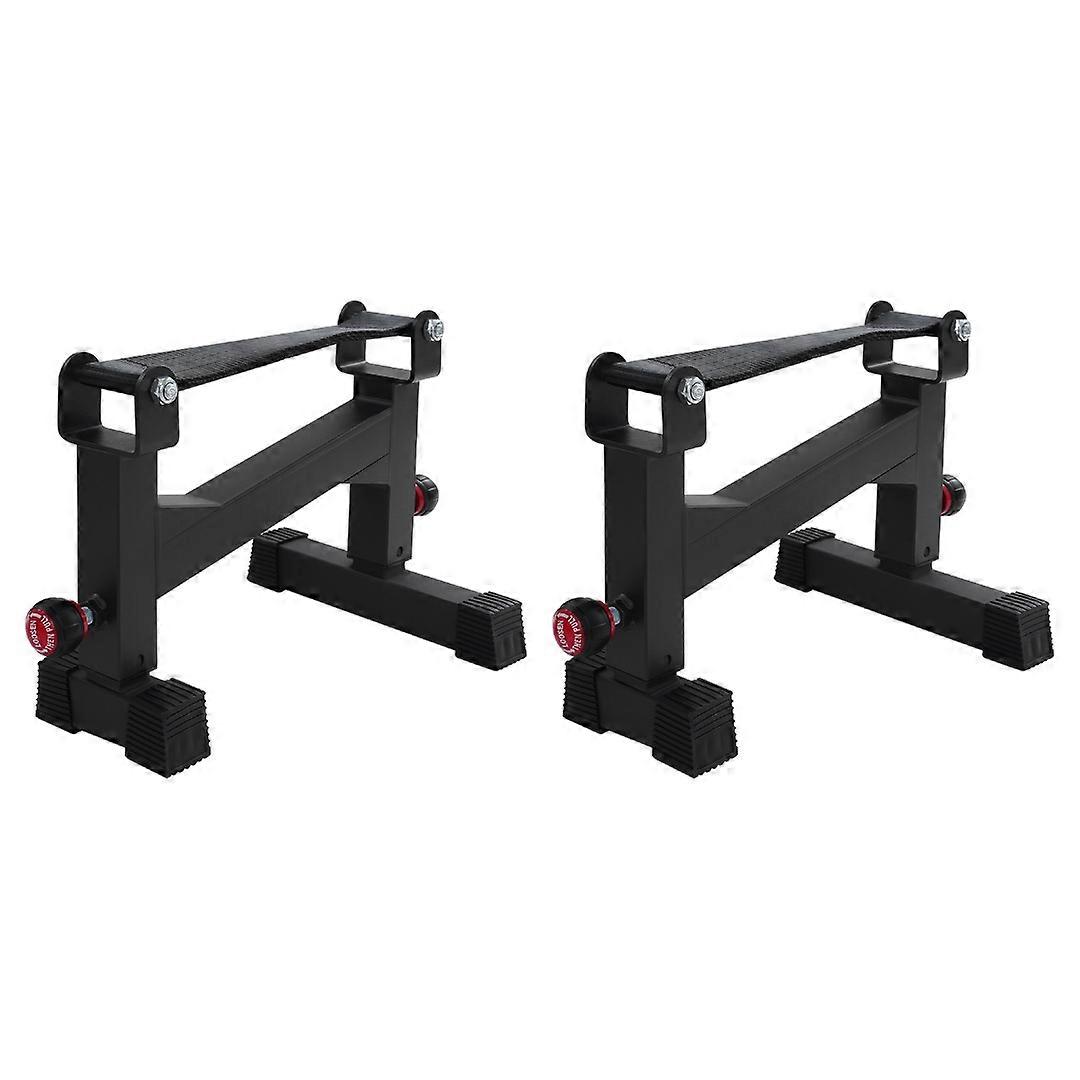 2Pcs 300kg Capacidade Barbell Stand Long Halteres Stands Frame