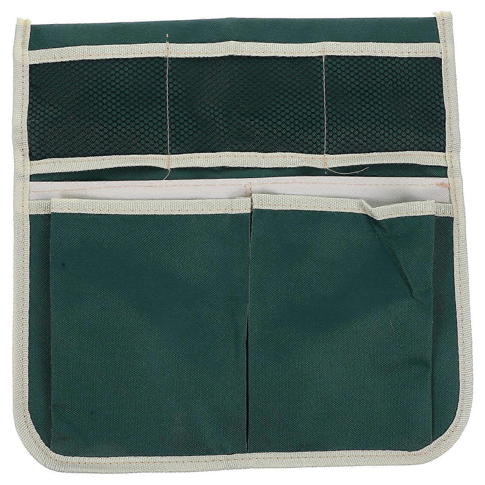 Garden Kneeler Bag with Ample Storage Space for Tools Made of Durable Oxford Cloth Green