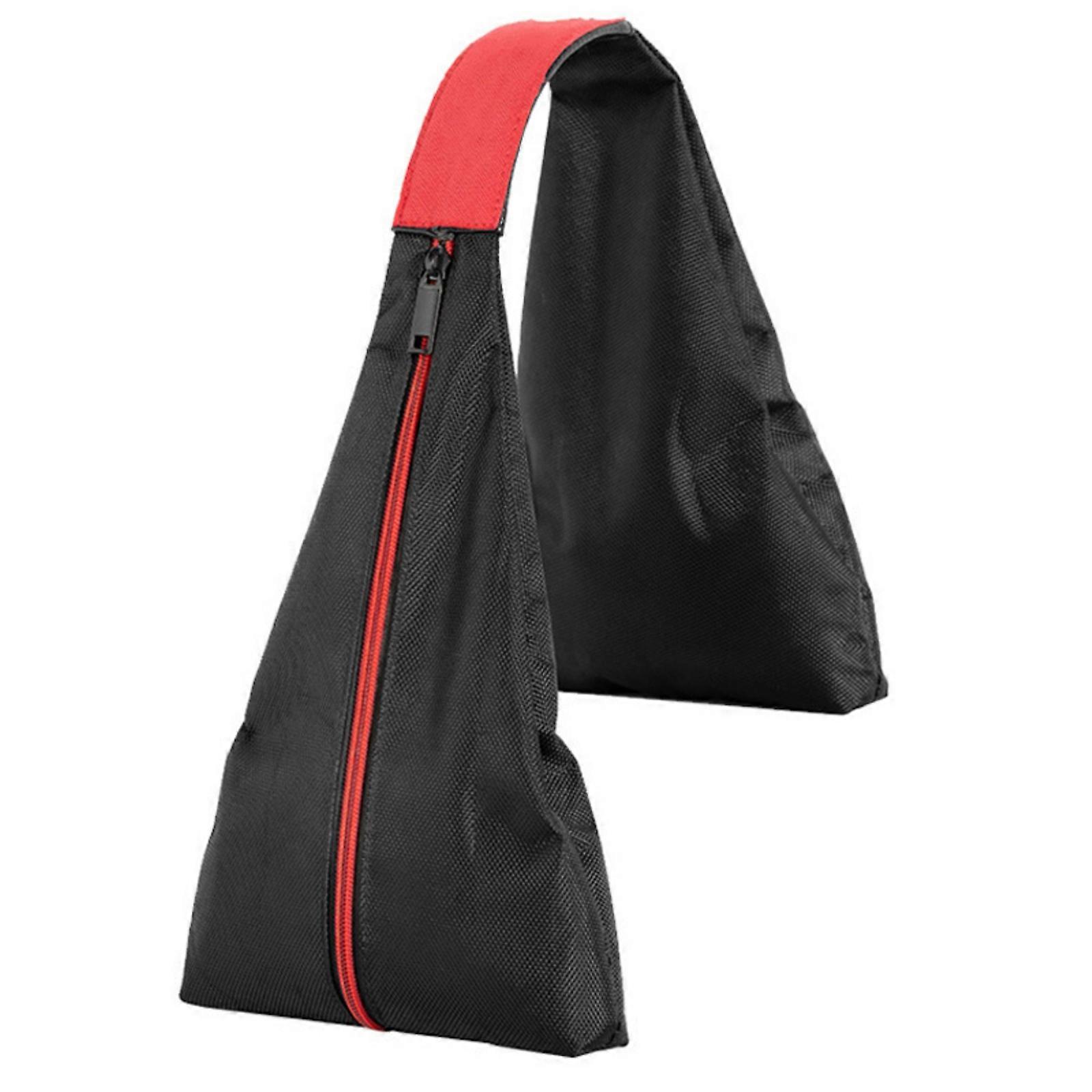 Oxford Cloth Photography Sandbag Secure Zippered Closure Empty Bag for Light Stands Studio Use Heavy Duty Red