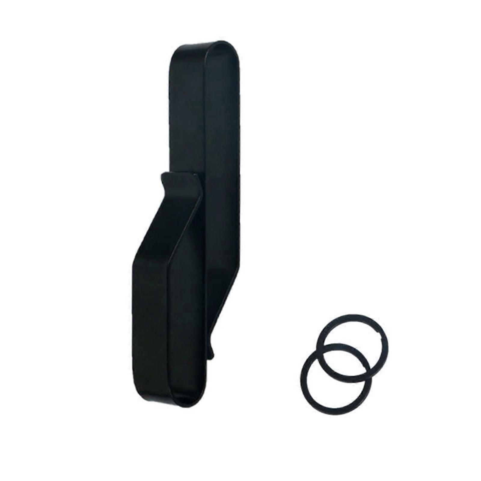 Belt Key Holder with 2 Metal Key Rings Stainless Steel Keychain Clip for Wide Use Ref: 5944