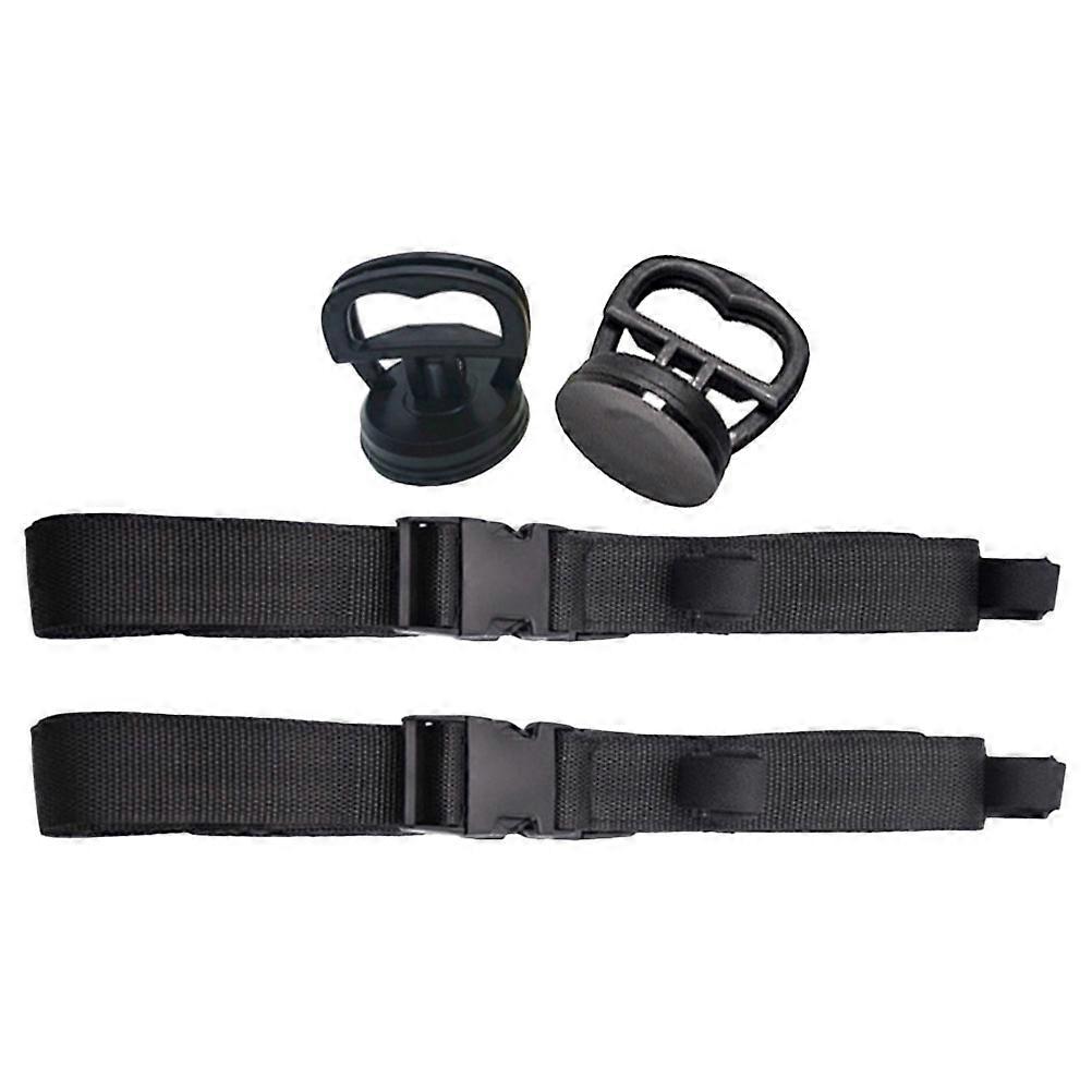 Car Mounted Fishing Rod Rack with Suction Cups – Secure Pole Holder Strap for Compact Vehicle Storage – Portable Organizer for Anglers