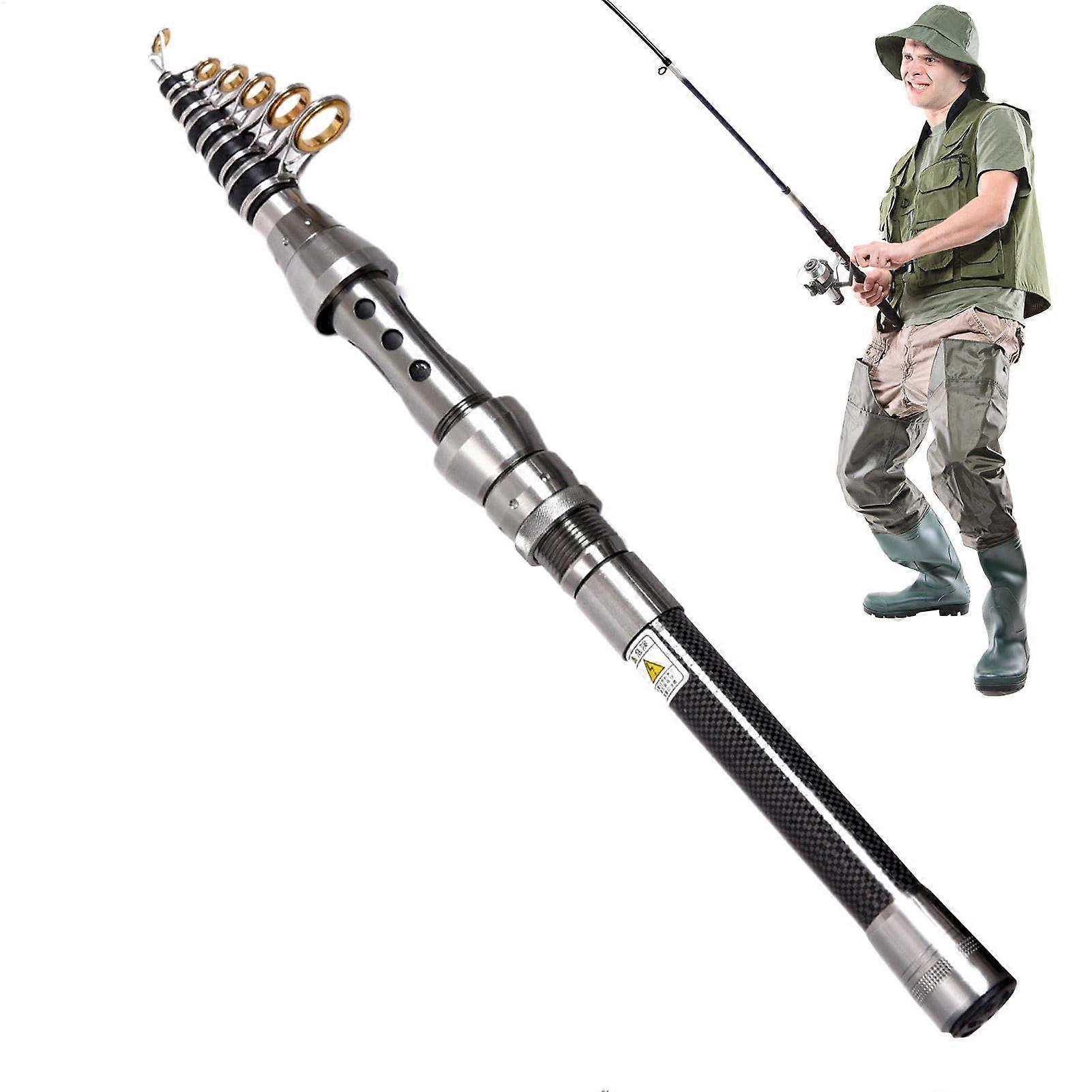Rucksackfishing rod – outdoor fishing for beginners Light carbon stream creatures, fishing rod for beginners Ref: 2242