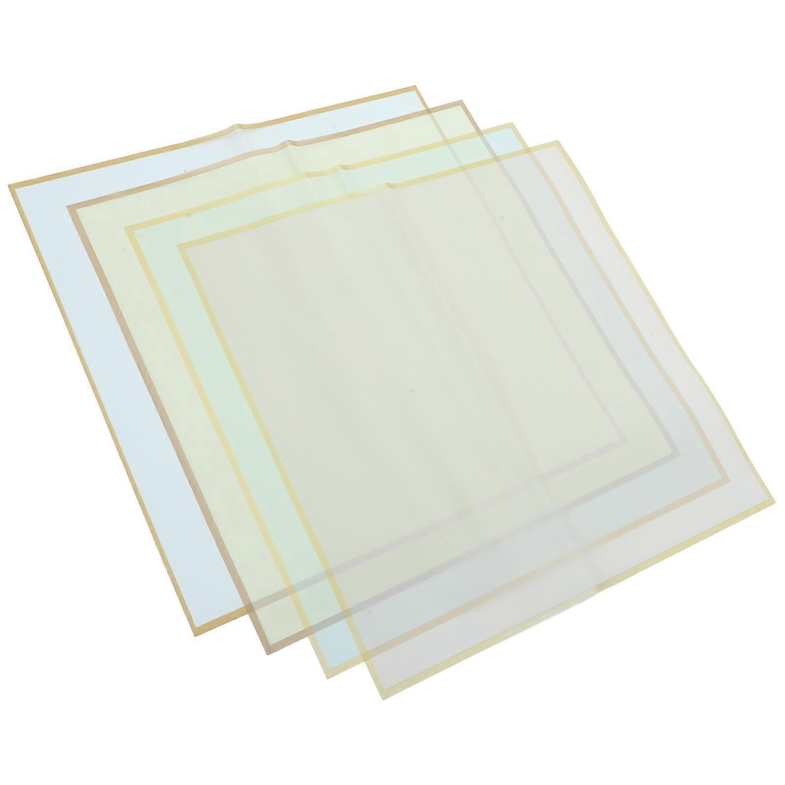 Floral Wrapping Paper Sheets Flower Bouquet Wrapping Material for Birthday Square 57x57cm 80Sheets