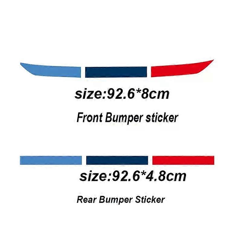 Car Front Rear Stickers Suitable for BMW Accessories Suitable for BMW M3 M5 E36 E39 E46 E60 E61 E64 E70 E71 E80 E85 E87 E90 E83 Stickers