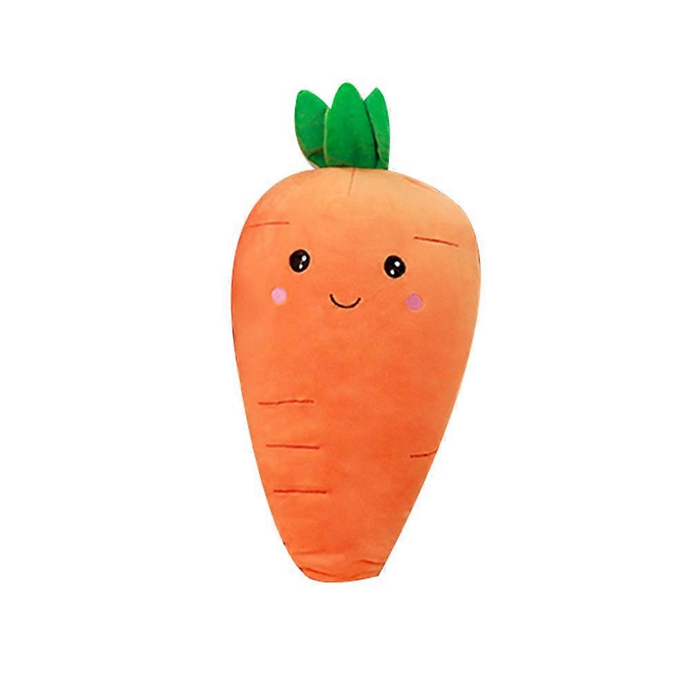 Cute Carrot Shaped Pillows Plush Toy Holiday Family Friends Short Plush 20x20x55cm Sofa Pillow 1Pack