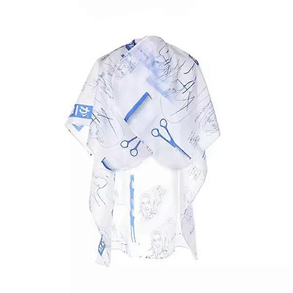Hairdresser Cape Blue Fashion and Precise Design For Salon Use Home Use Water Repellent 1Pack