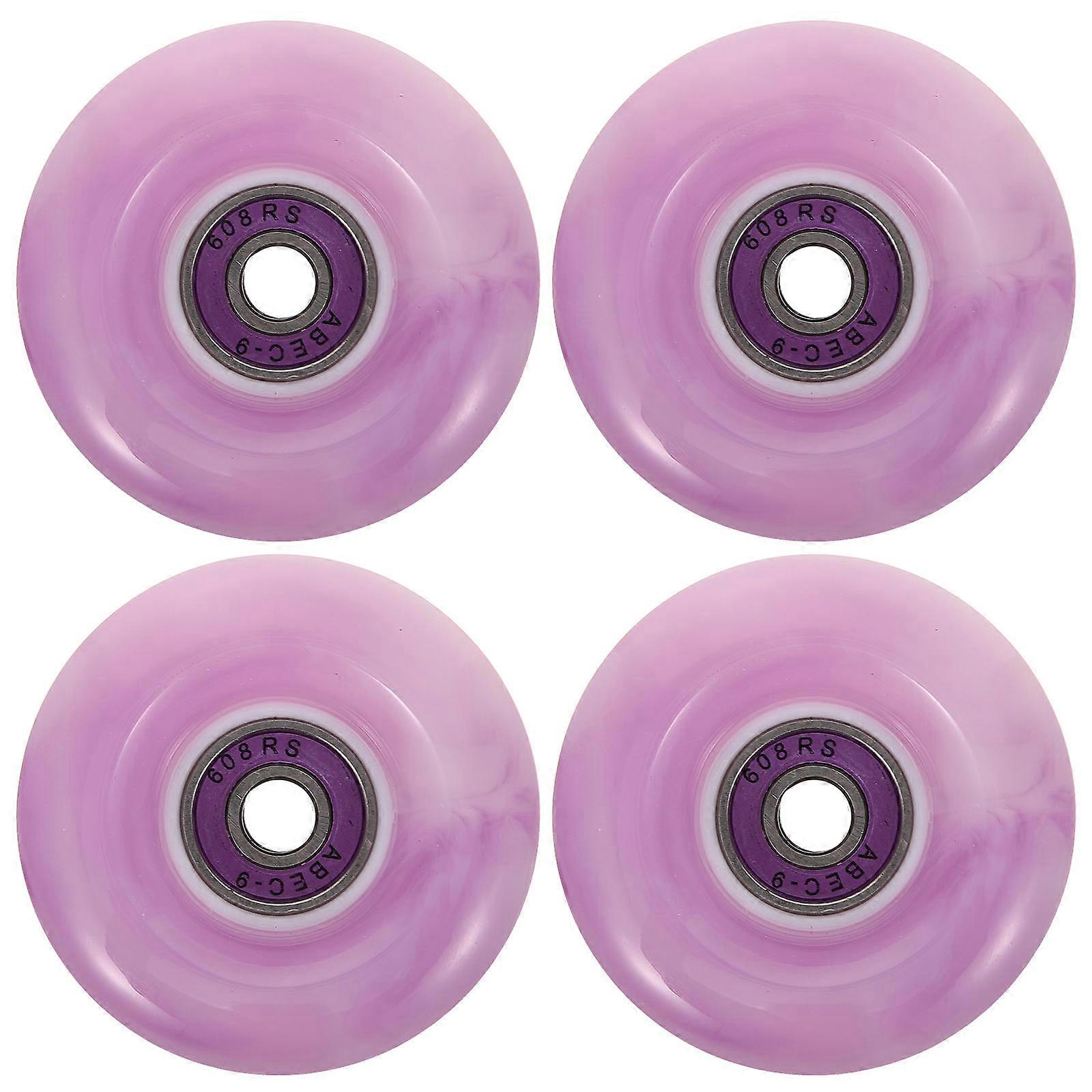 Wheels For Roller Skates PU Material Durability Roller Skating 4Pcs