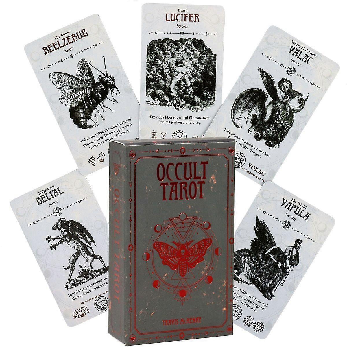 Occult Tarot Deck: Vintage Divination Cards, Beginner Guide