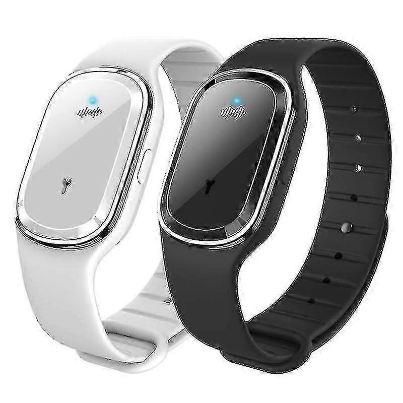 새로운 초음파 모기 Repeller 팔찌 여름 실내 야외 안티 모기 물린 팔찌 시간 표시 시계