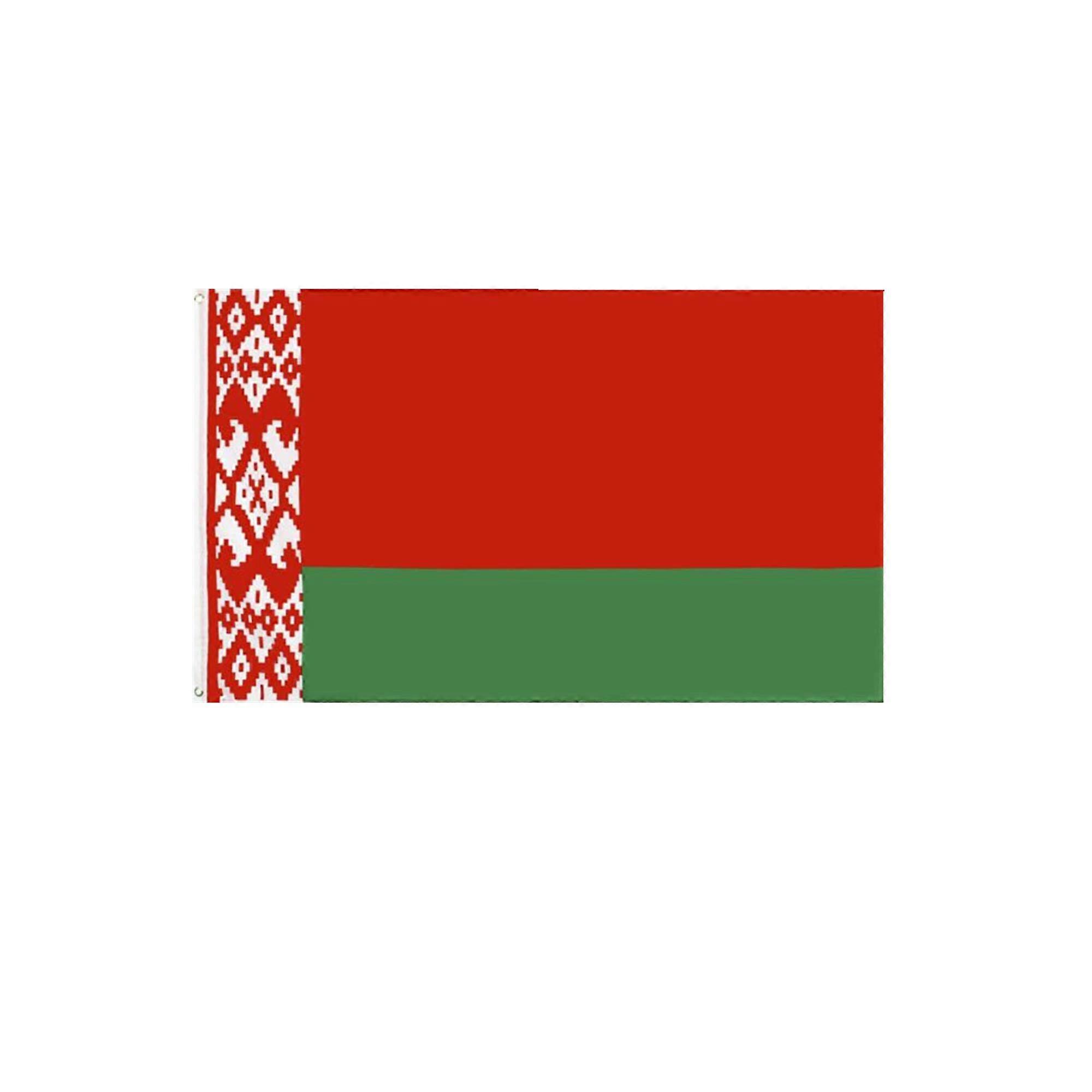 Belarus Flag 90x150cm Polyester 90g with Eyelets Double Stitched for Outdoor Display