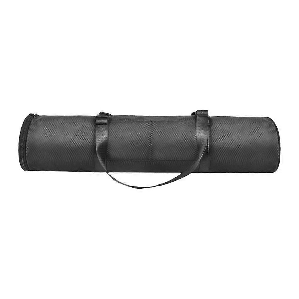 Traveling Yoga Bag Thickened Design Oxford Cloth Single Shoulder For Storing Yoga Tools 70X17CM Black 1Pcs