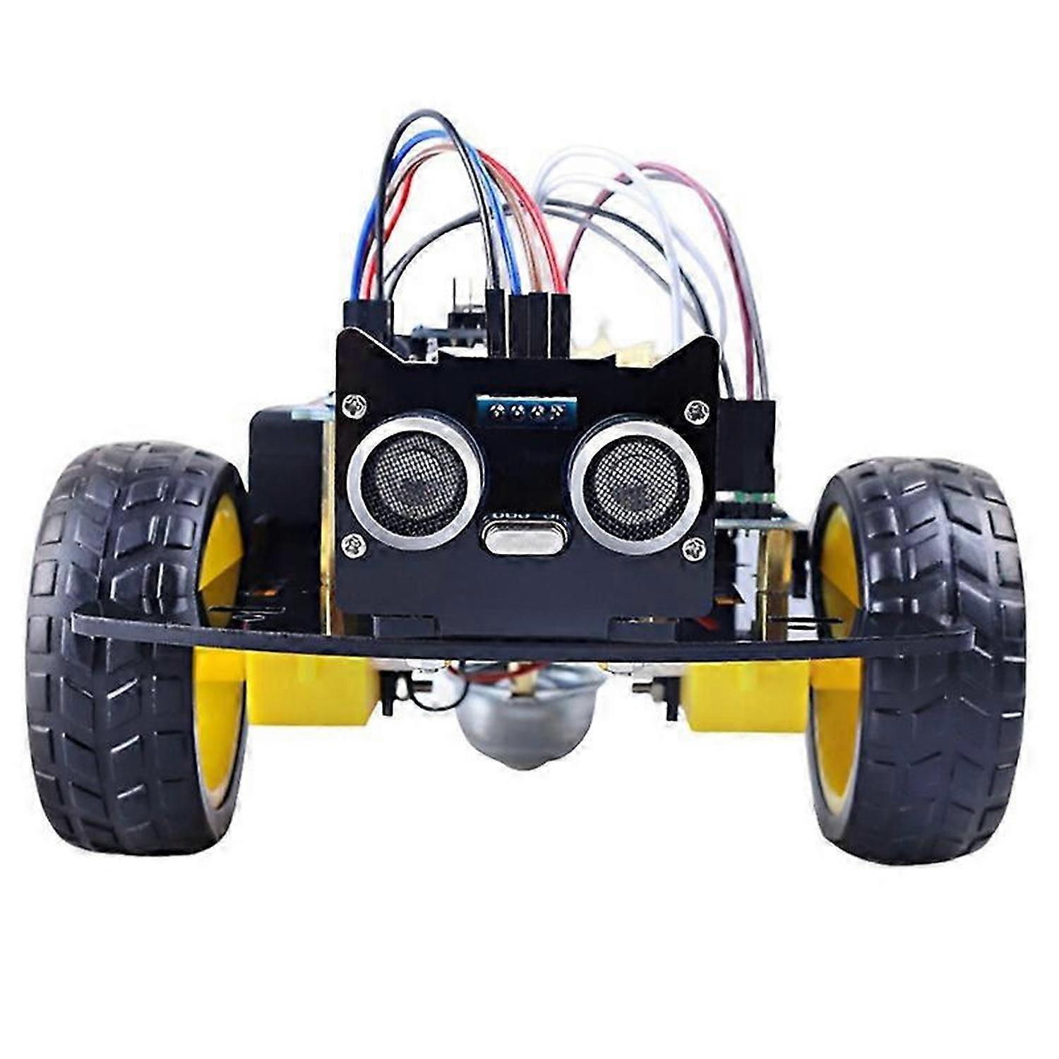 Bil Smart Robot Programmeringssett DIY Elektronisk Sett Smart Bil Robot Kit Programmering Læringsprogram