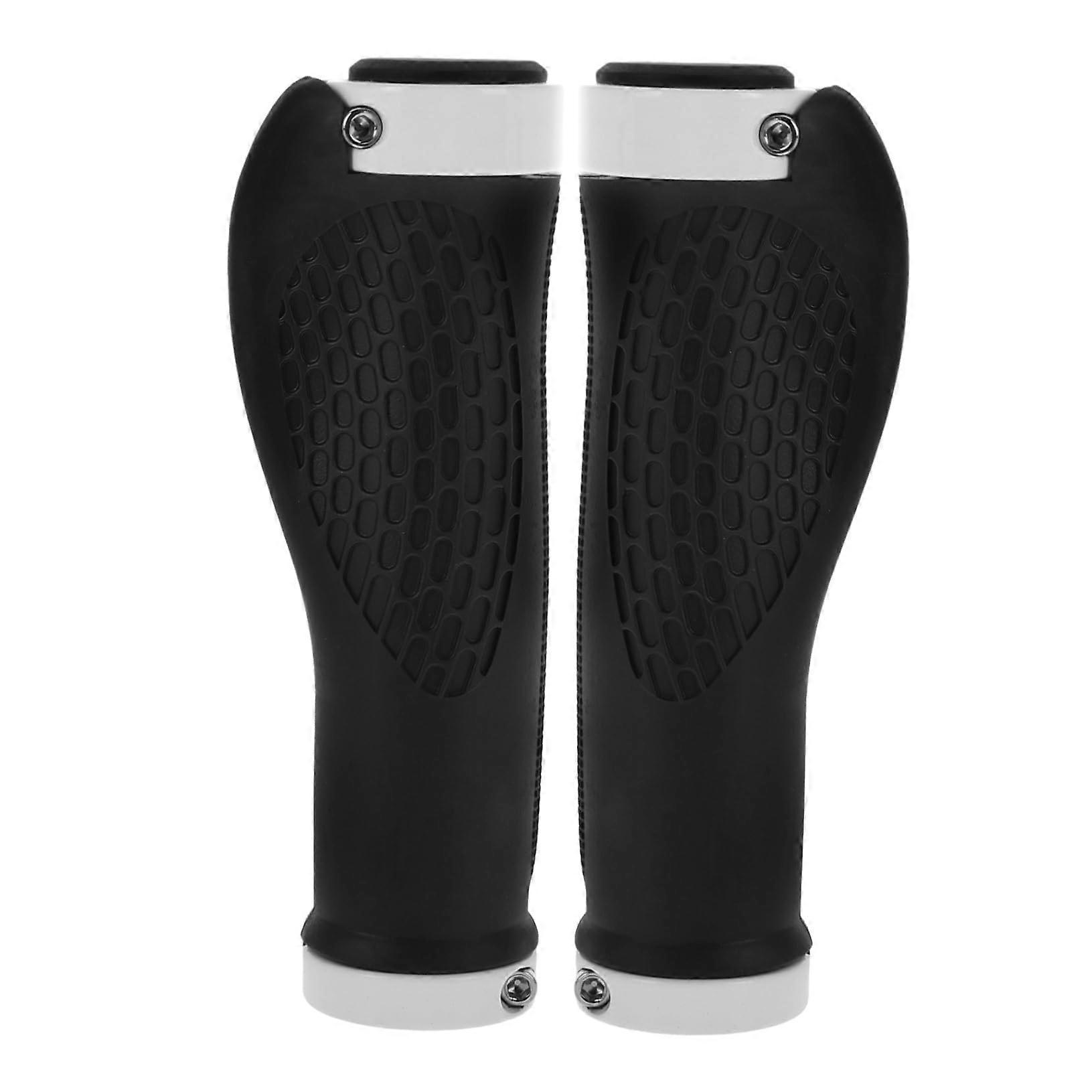 Bike Handlebar Grips - Non-Slip Ergonomic Lock Ring Handlebars for Mountain Bike and BMX - Easy Installation, Multiple Colors