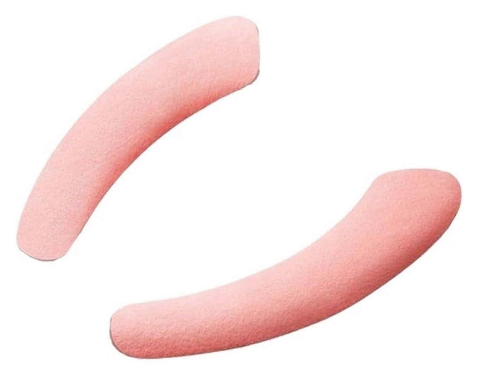 Universal Toilet Seat Mat, Soft Closetool Paste Solid Color Sticky Seat Pad (Pink)