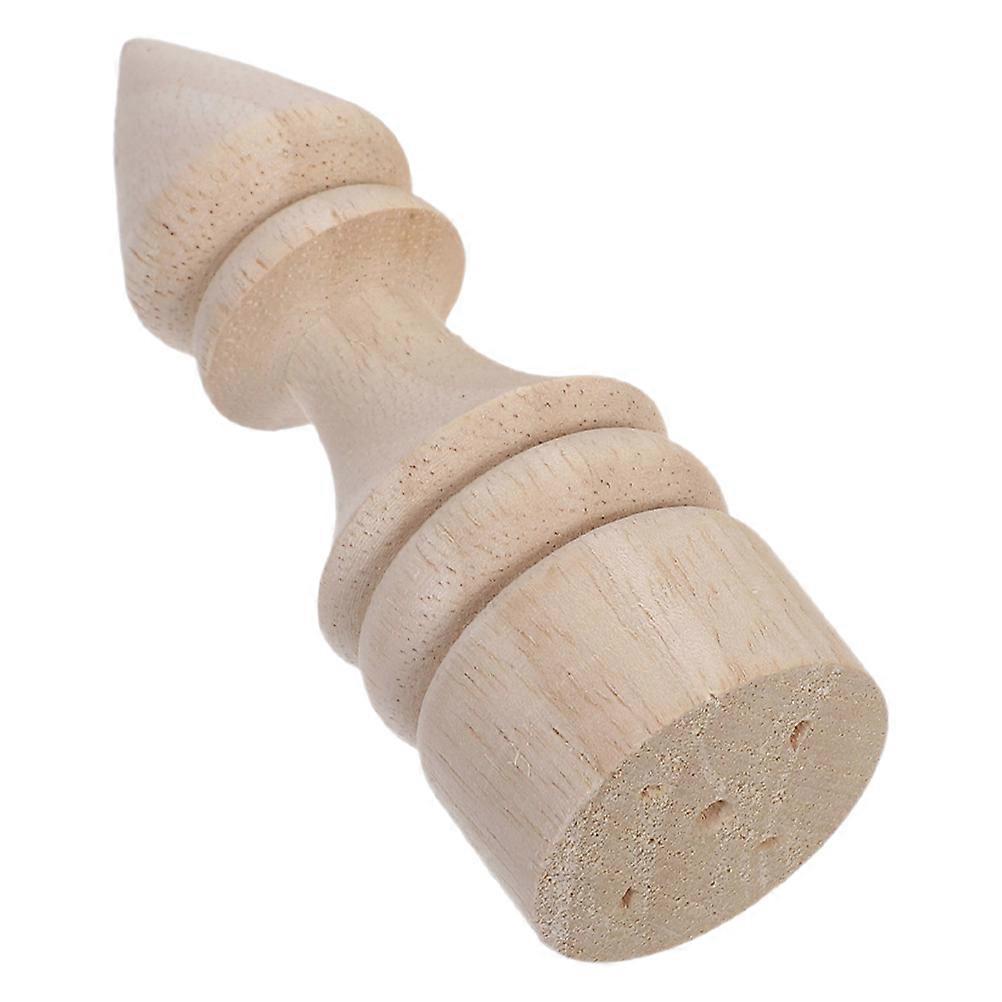 Wooden Decorative Caps for Bed Posts, Curtain Rods & DIY Crafts – Smooth Finish, Stylish Home Decoration
