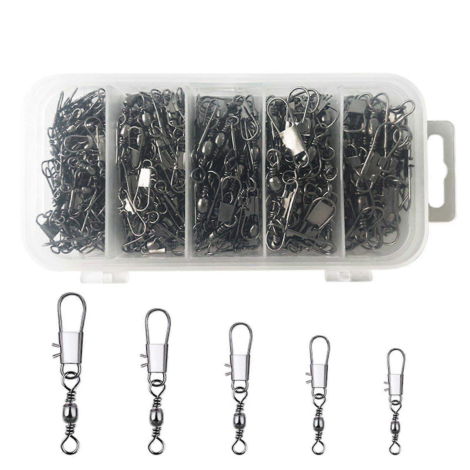 Angelfässer Fishing swivels, Wirbel, 200 Stck