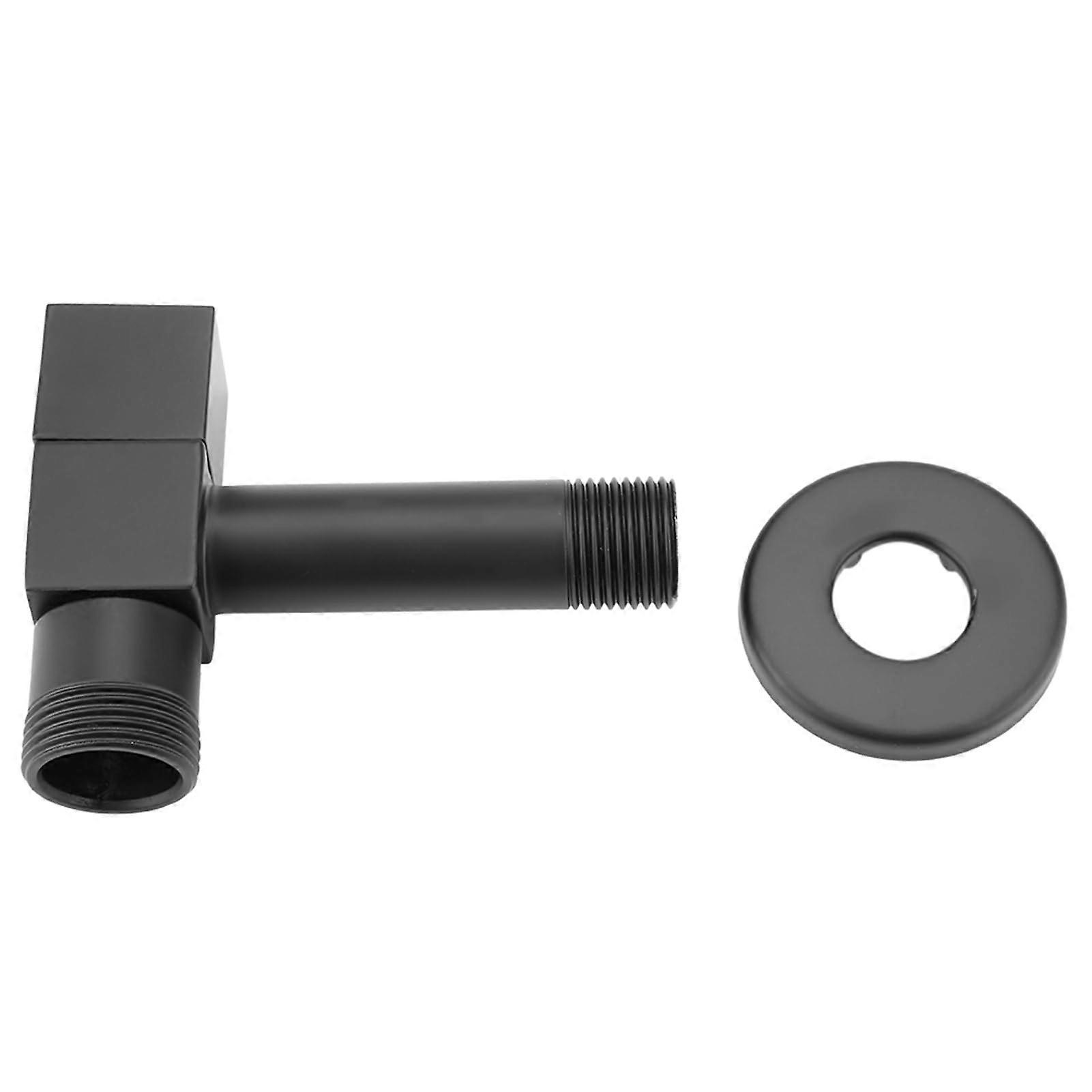 Black Messing Square washing machine faucet, wallmounted laundry cold water faucet, G3/4 thread, waterfall outlet