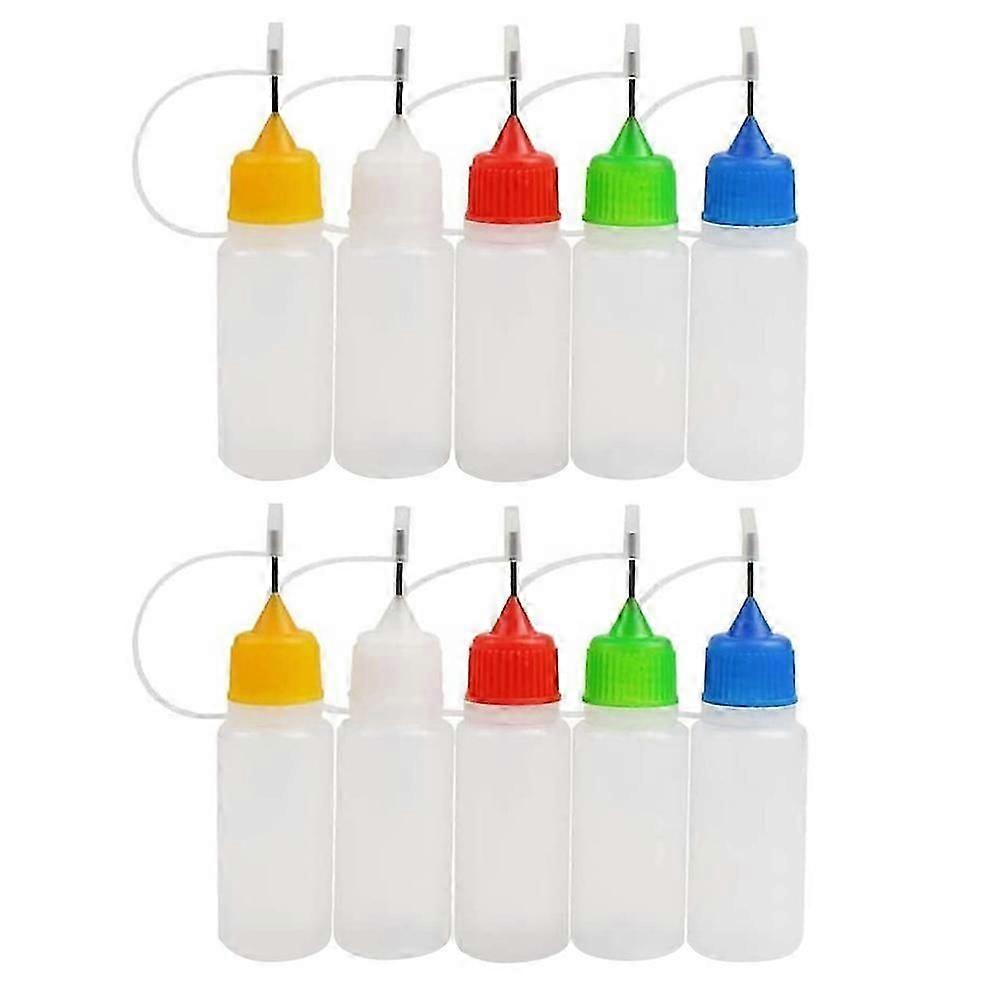 10 Pcs Ar Multitool Needle Nose Bottle Glue Squeeze Bottle Needle Glue Applicator Precision Tip Applicator