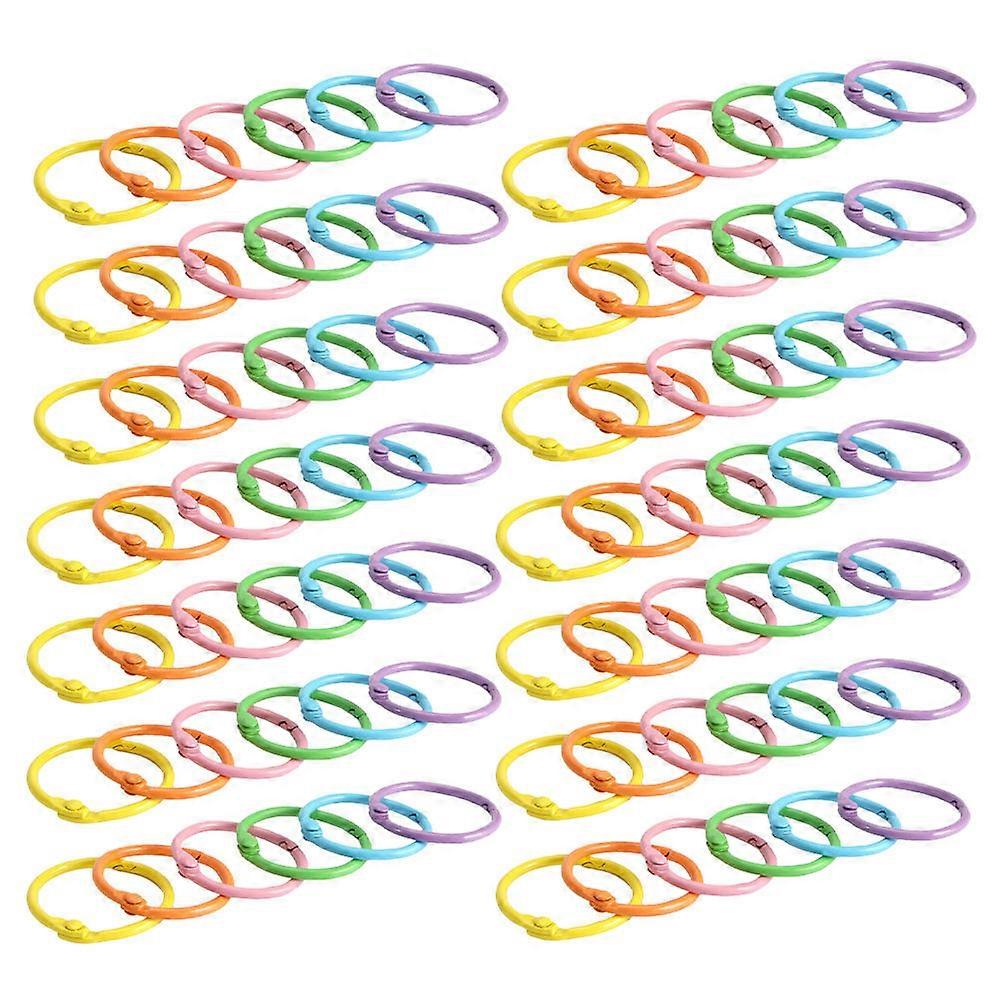 Metal Binder Rings Organizing Index Cards For Diy Projects Home Use 140Pcs