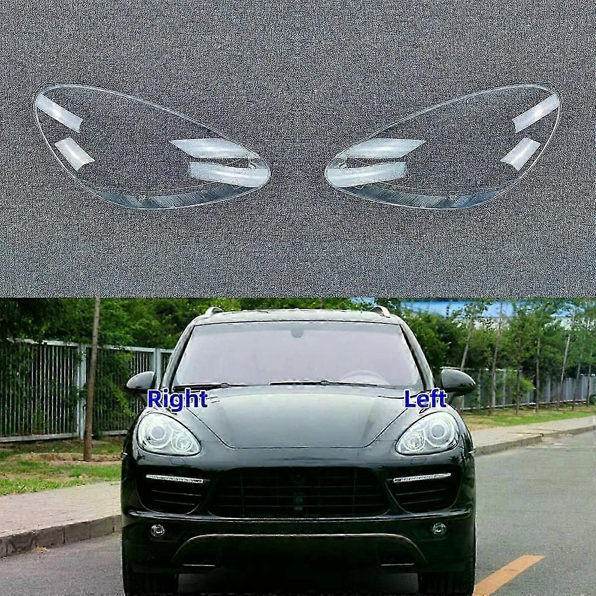 Exquisitefor Cayenne 2011 2012 2013 2014 Auto Accessory Replace A Transparent Pc Lights Shell Headlight Lenses