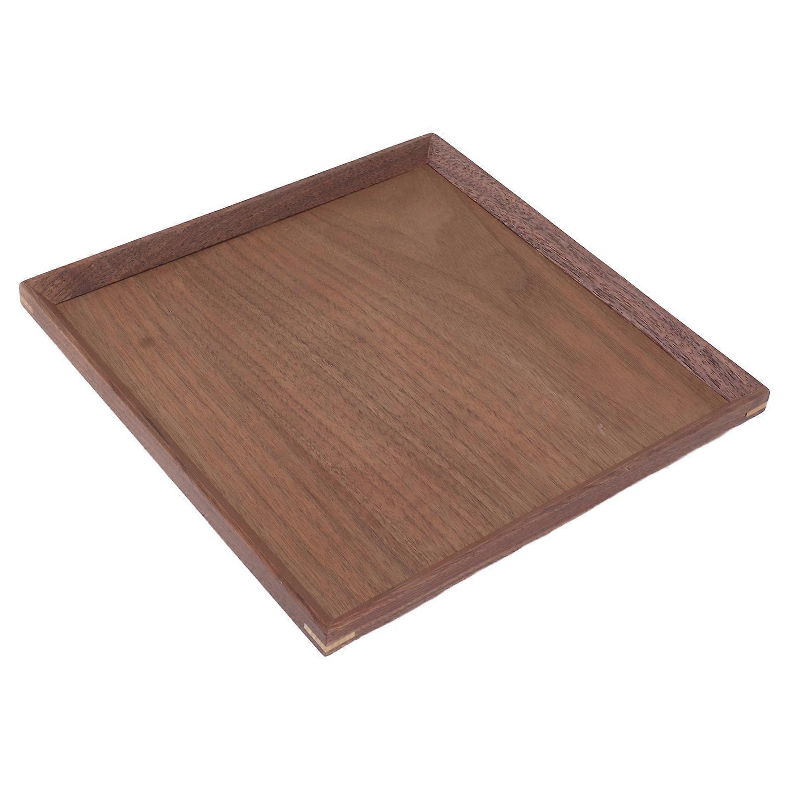 Wooden Rectangular Serving Tray 20 x 20 cm Lightweight 350 g