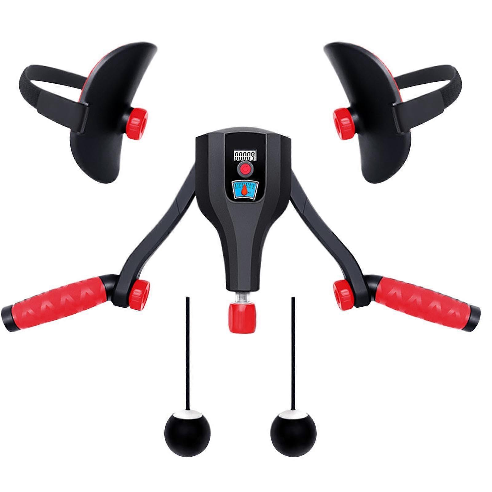 Pelvic Floor Strengthening Device, Lightweight Training Device, Adjustable Hip Trainer black red
