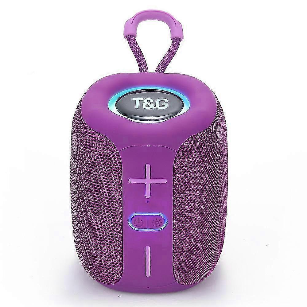 Portable TWS Bluetooth Speaker Outdoor Mini Wireless Stereo Subwoofer with Colorful Light