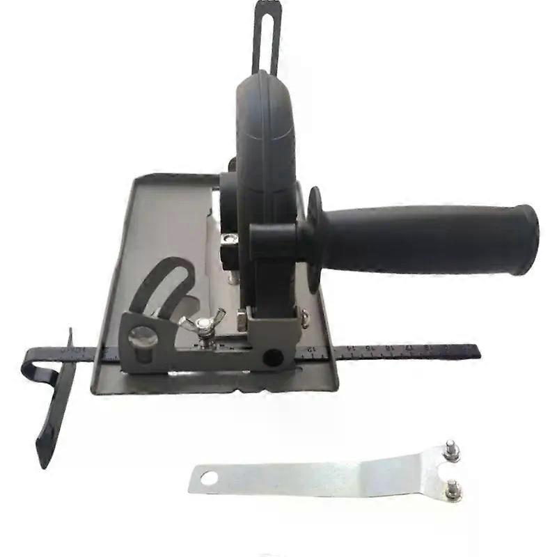 Quick Install Cutting Machine Slotting Base 45 Adjustable Cutting Depth Positioning Bracket for 100/115/125mm Angle Grinder