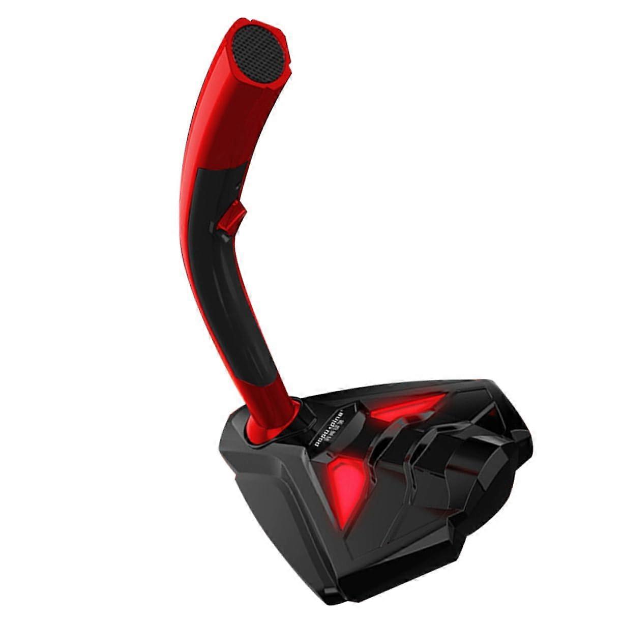 USB Microphone for Professional Use, Red, Compatible with Gaming, Video Chat, and Vocals, High Sound Quality
