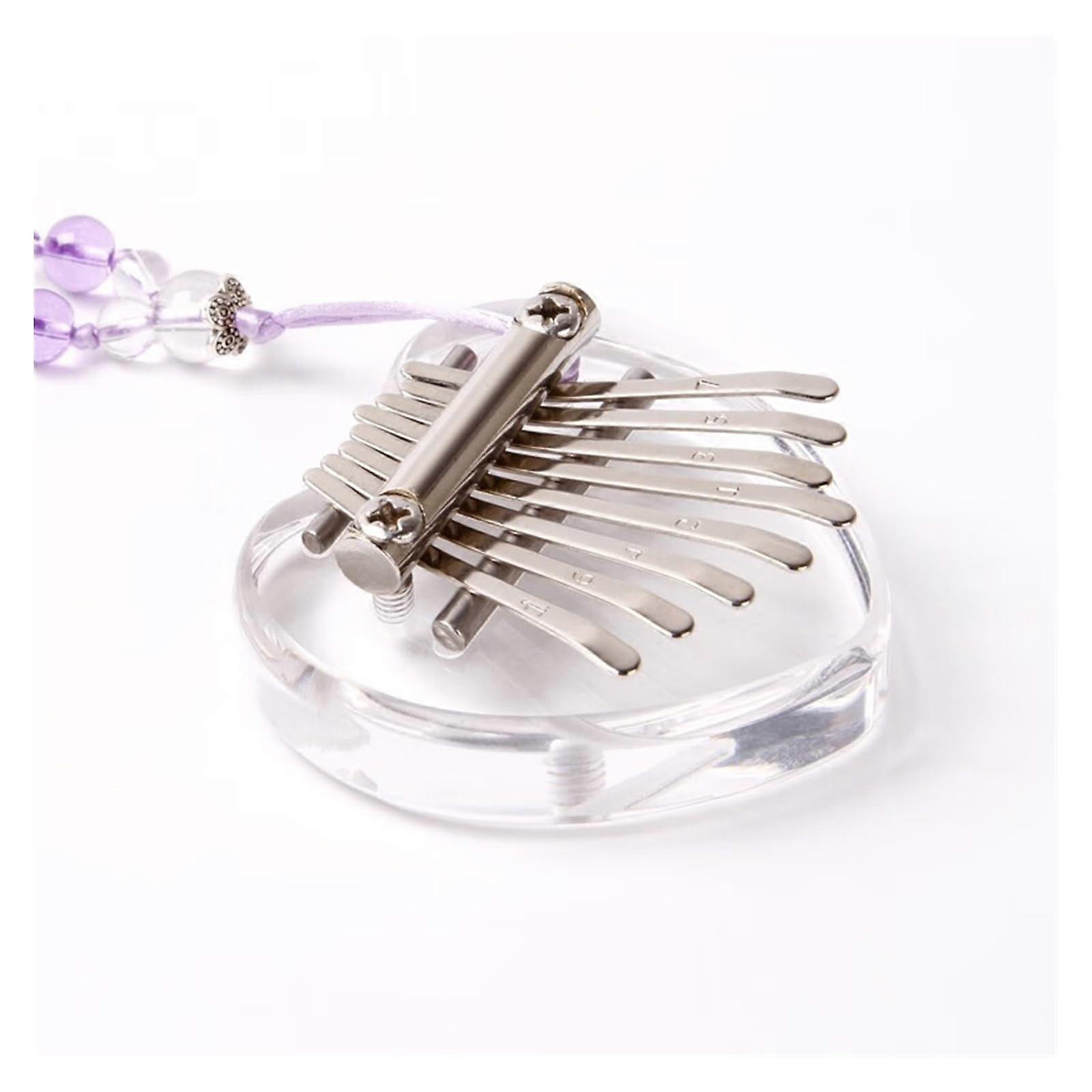 Kalimba Thumb Piano 8 Key Beginner Model, Portable Wooden Finger Instrument, Ideal for Kids and Adults