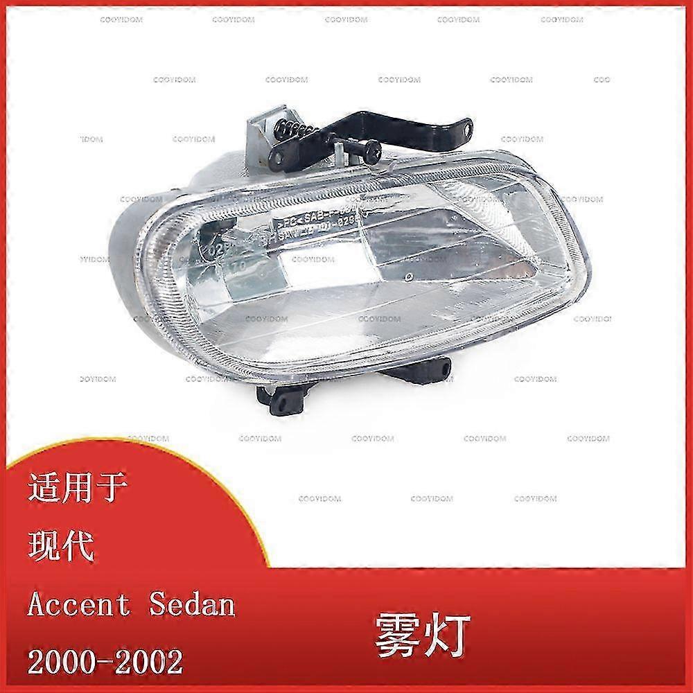 Front Bumper Fog Light for Compatible Hyundai Accent Sedan 2000-2002 92202-25000