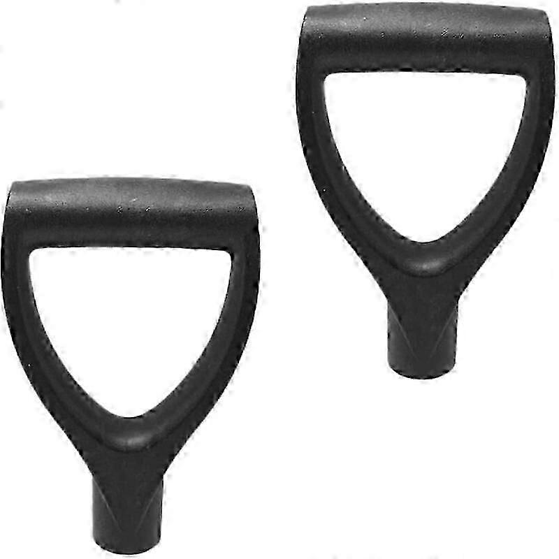 Snow Shovel Handle Digging Rake Snow Fork Garden Accessories Garden Tool Handle Handle 2 Pieces black