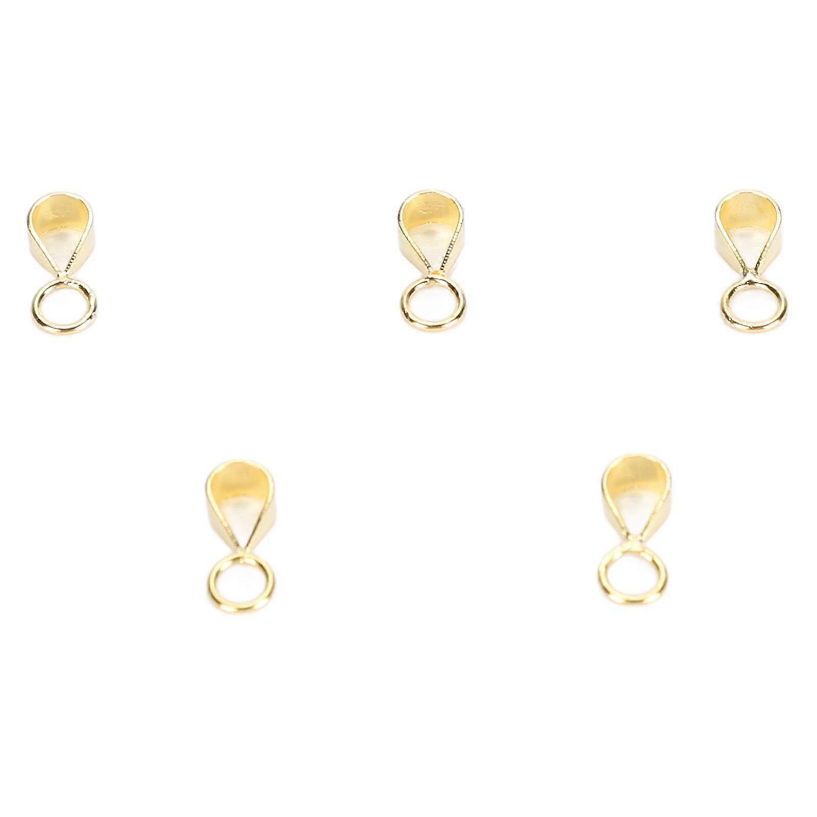 2025 Τελευταίο μοντέλο 5pcs 925 Sterling Silver Bails DIY Εξαιρετικό κολιέ