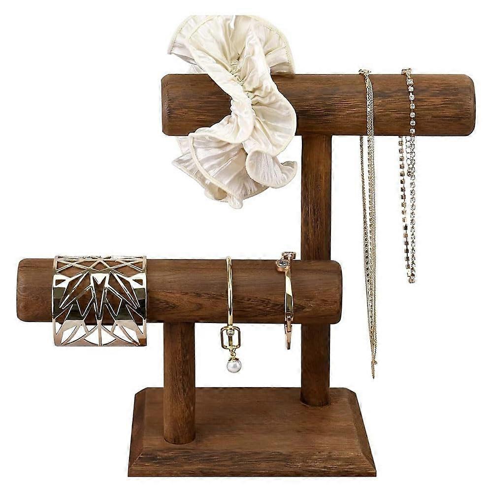 Watch Stand Jewelry Organizer For Watches, Bracelets And Necklaces Tabletop Compact Multi-Function