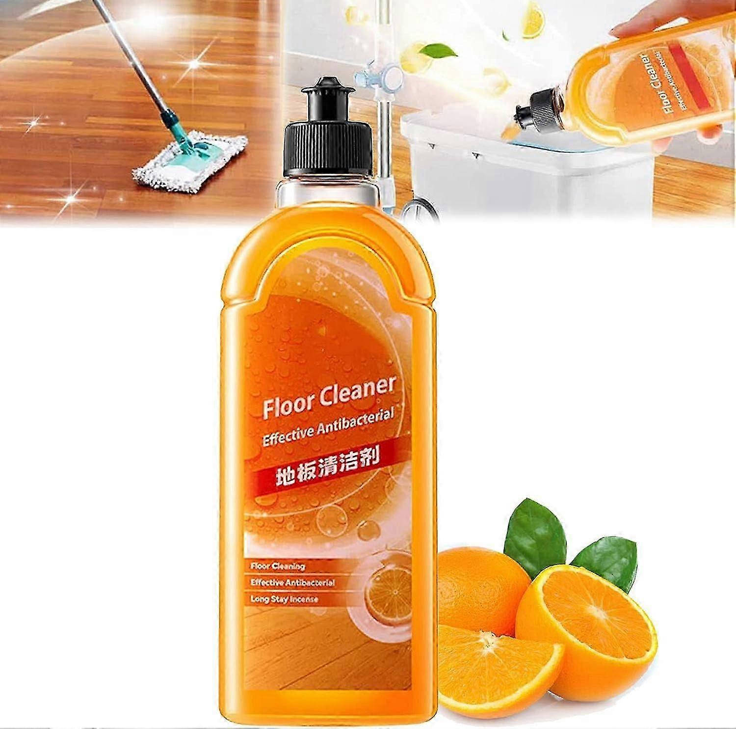 Nettoyant pour sols multi-usages 500ml, nettoyant pour sols décontaminés puissants, pour carrelage, bois dur, sols stratifiés