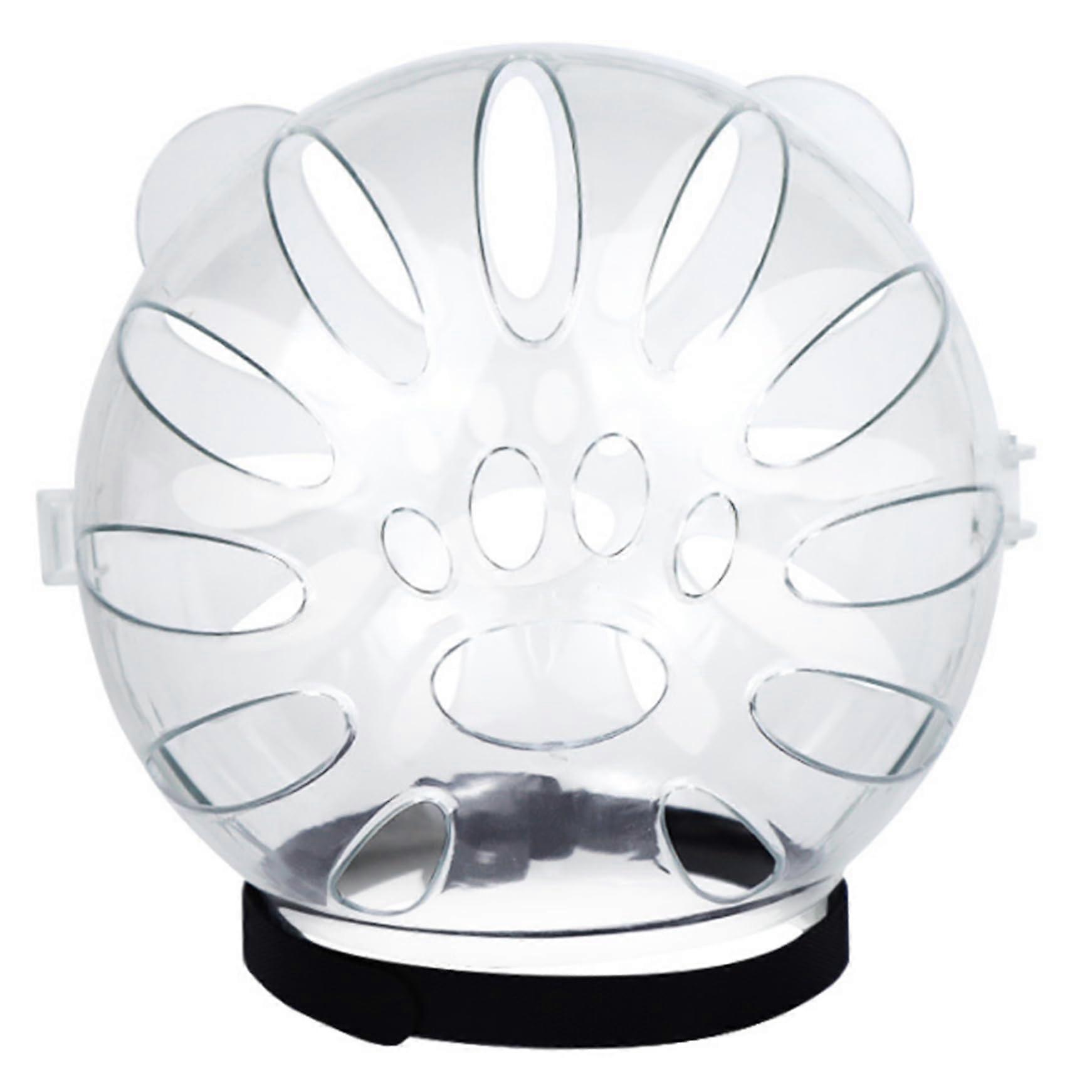 Cat Muzzle Transparent Cat Helmet With Straps 2x10 Cm And 2x12 Cm, 7 Cm Opening, Anti-Lick Anti-Bite Shield