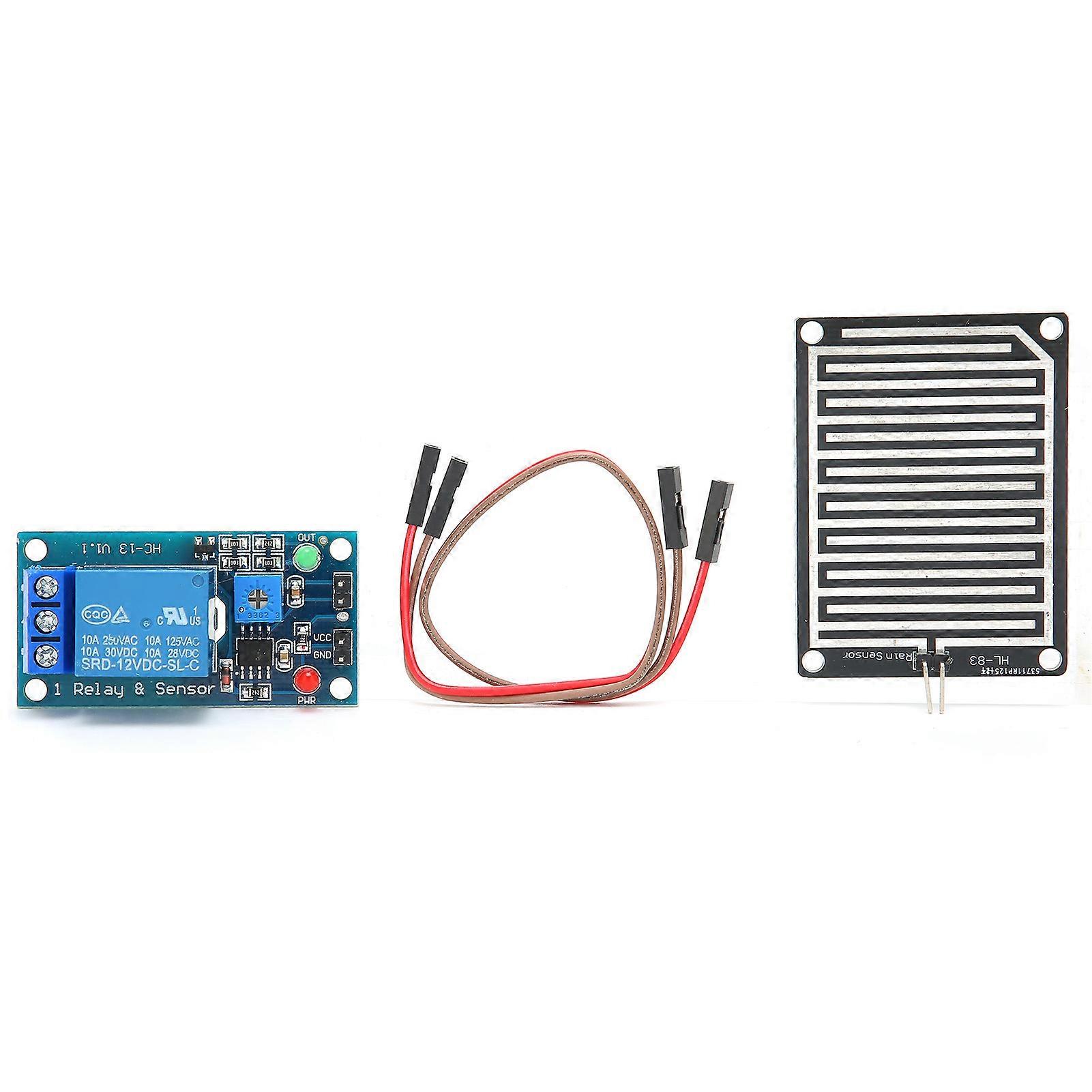 Raindrop Controller Module Sensor Board Adjustable Potentiometer for Weather Monitoring