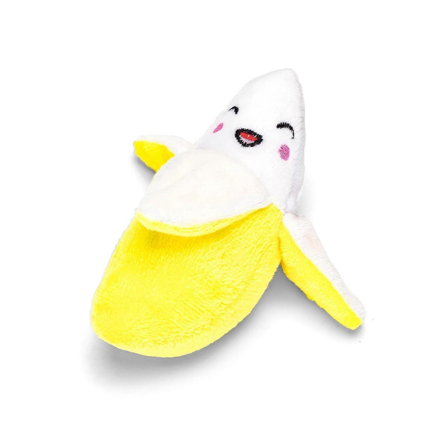 Squeaky Plush Dog Toy, Fruit Design, Soft Material, Ideal for Dog Entertainment and Hearing Stimulation