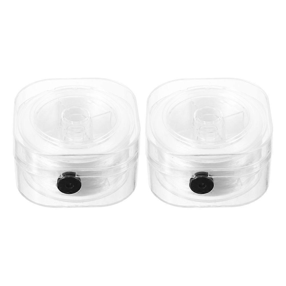 Elastic Jewelry String Durability Versatile Application Crystallike Finish 2Set