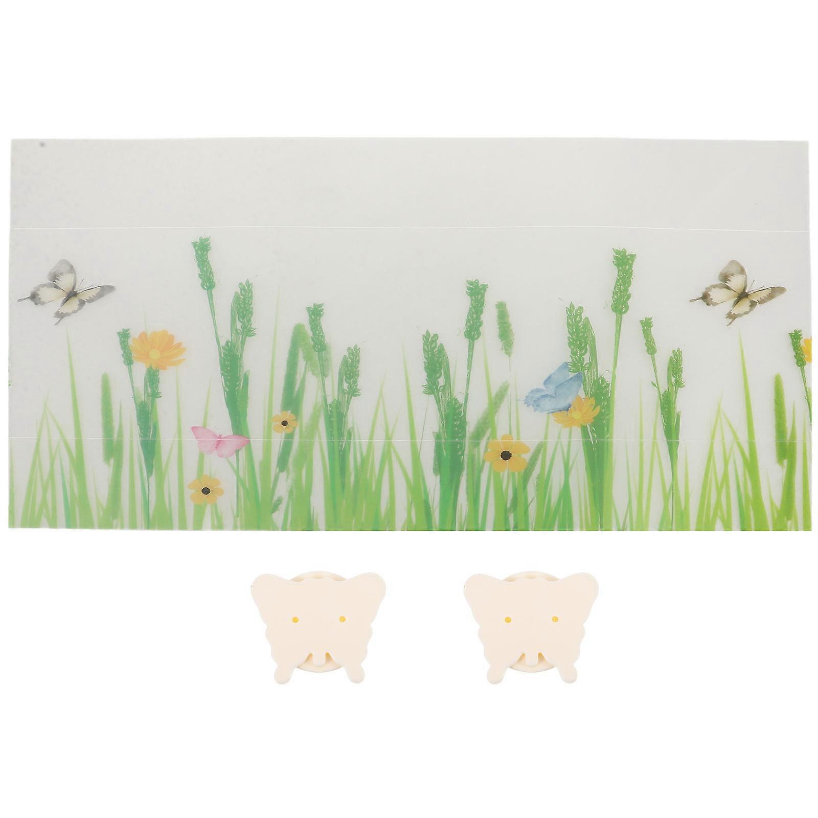 Cat Litter Box Accessories Anti-Splashing Board Easy to Clean Pet Owners Simple Design PVC Material 3Set