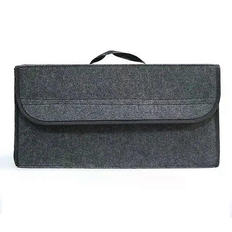1 Pcs Large Car Boot Organizer Carpet Storage Bag Tools Travel Tidy Hook Loop Storage Bag Universal Convenient And Durable