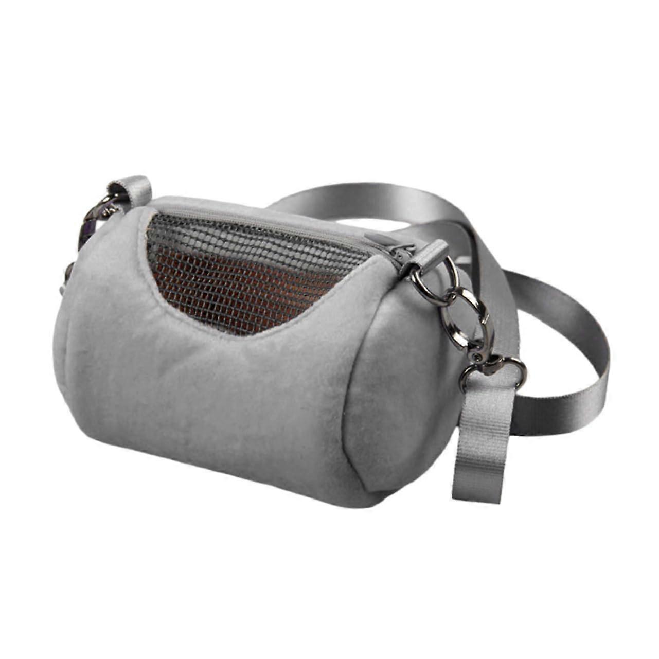 Portable Hamster Carrier Bag Round Storage for Small Pets for Travel Camping and Outings Breathable Mesh Design for Ventilation