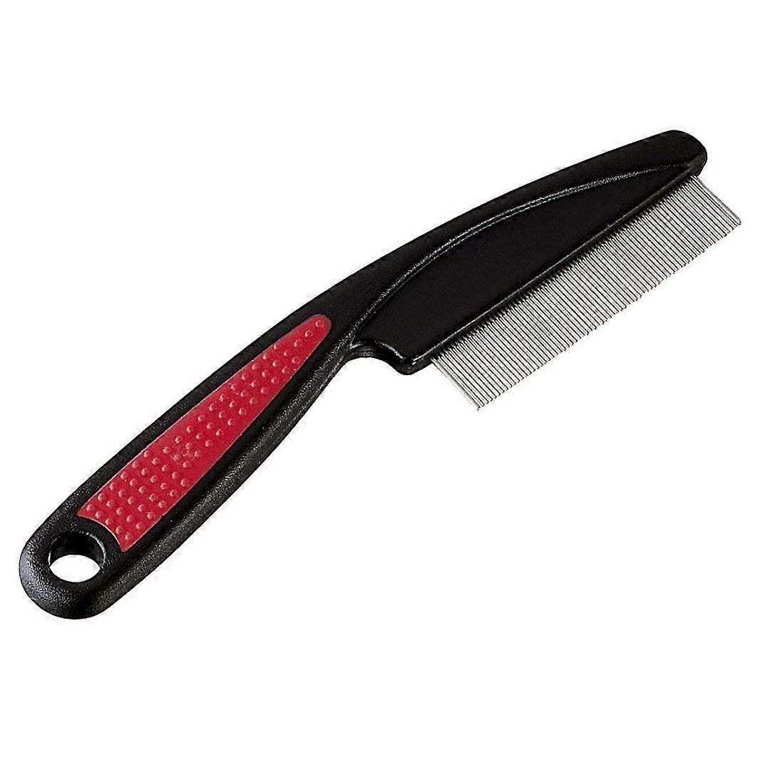 Pet Brushes Flea Comb Steel Teeth Deshedding Tool For Cats And Dogs Anti Slip Handle Small Medium Sizes