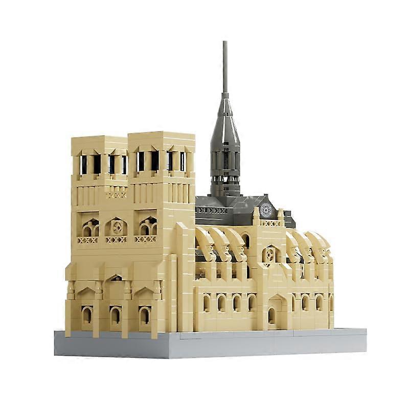 Narwhals Toys 1038-Piece Notre Dame Cathedral Micro Building Blocks Set - Mini Model Compatible with 3.5 Bricks for Ages 16+