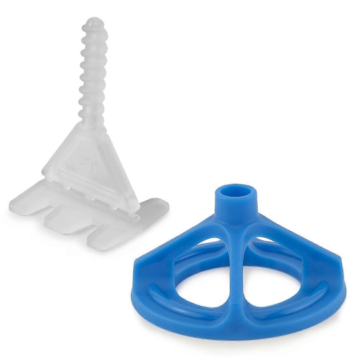 Reusable Leveling System Tile Laying Aid Leveling Set for Wall and Floor Tiles for Joint Widths 1 mm, 200 Draw Hoods Blue  200 Tabs 1.0 mm