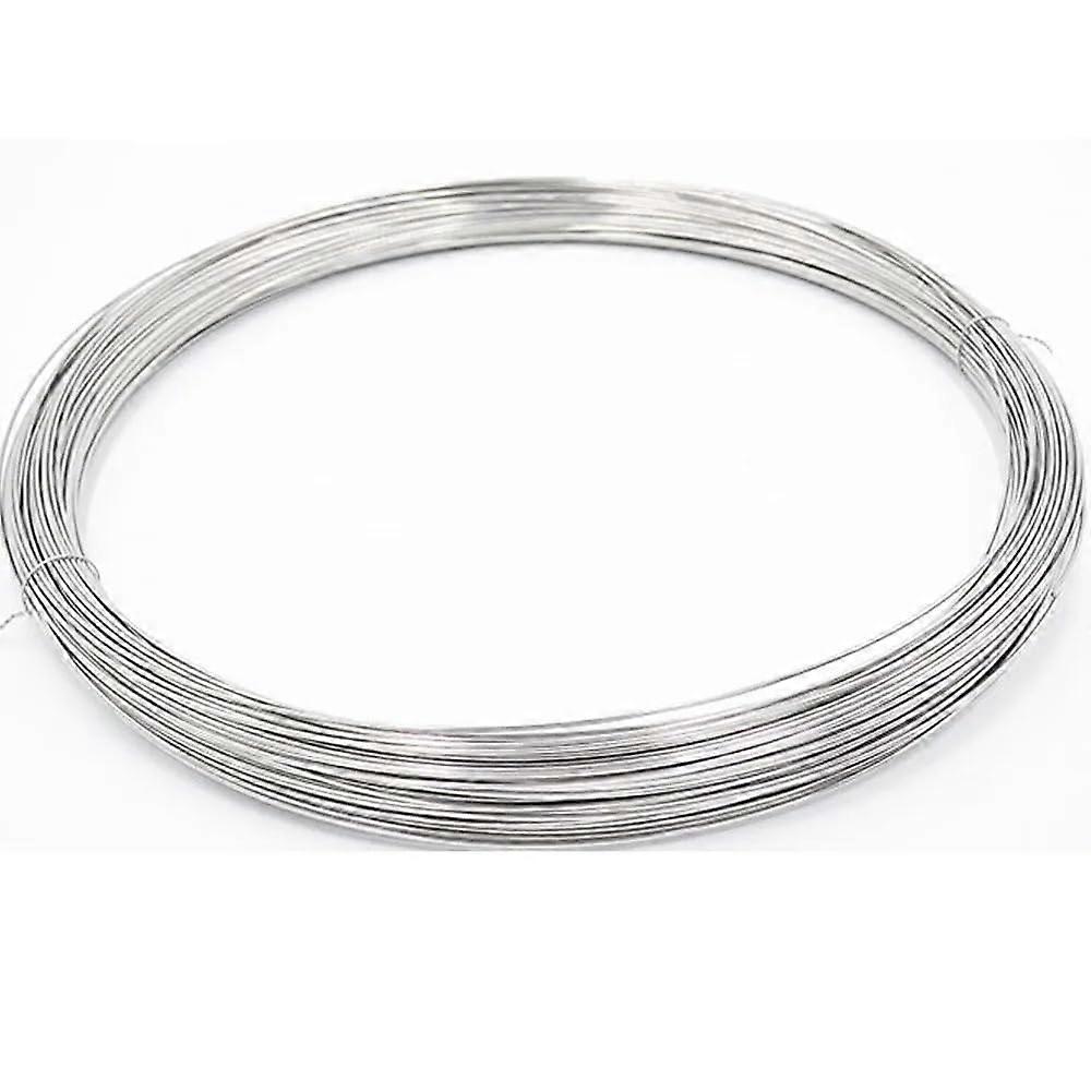304 Stainless Steel Spring Wire 5/10 Meters, Hard Wire, Diameter 0.4-2.0 mm, Color 0.5 mm, for DIY and Craft Projects