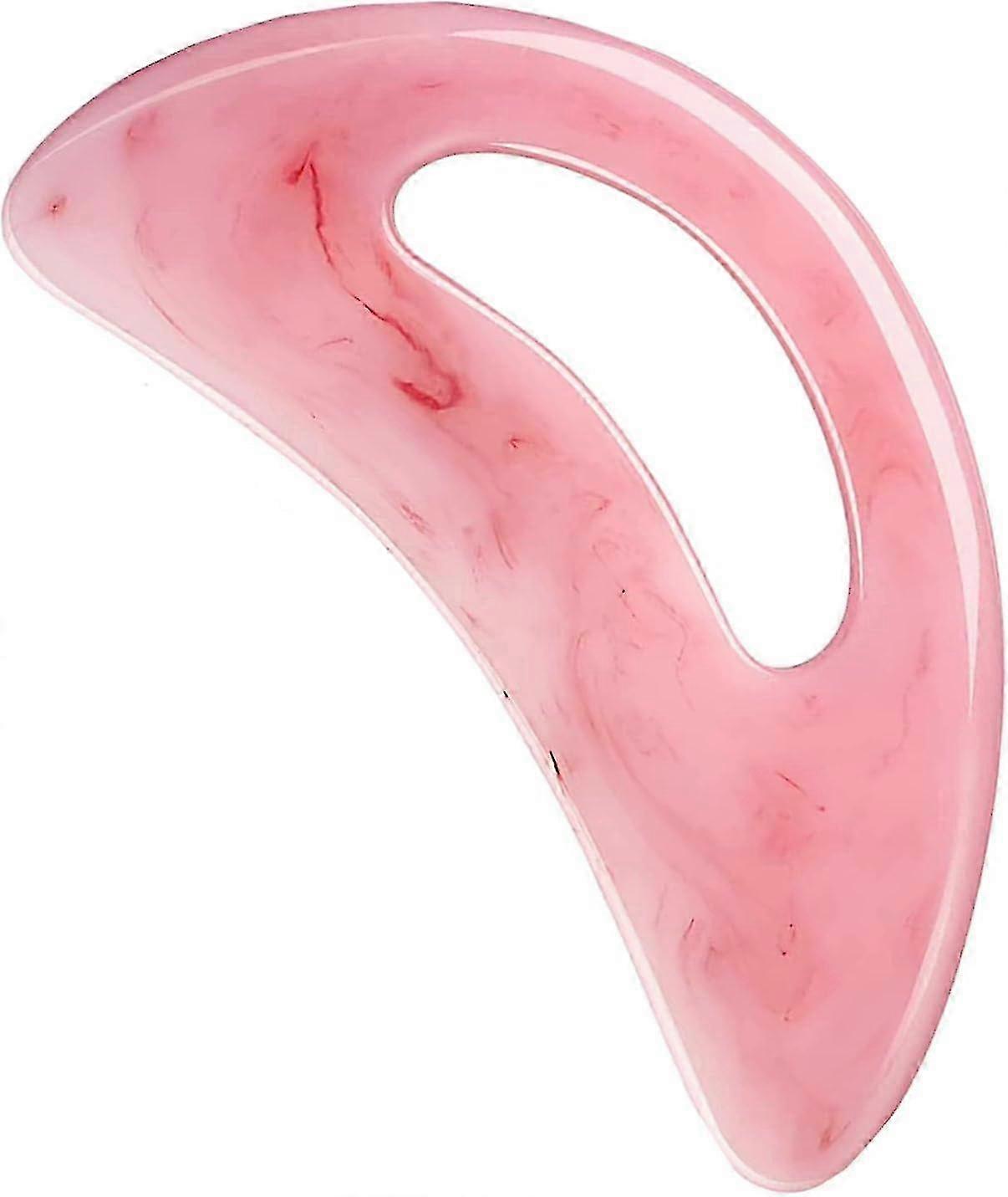 Large Resin Scraping Massage Tool with Handle - Lymphatic Detoxification Massager for Body Shaping & Anti-Cellulite Treatment